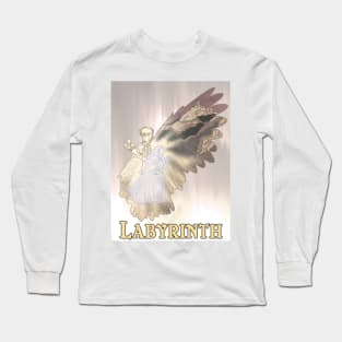 Labyrinth poster silhouettes Long Sleeve T-Shirt